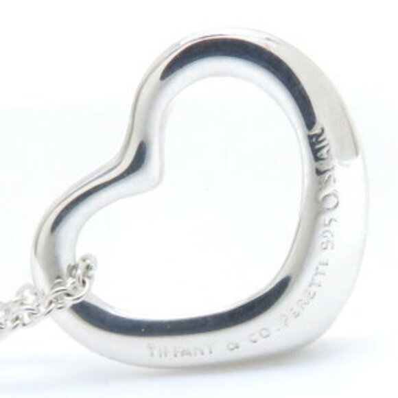 Tiffany Open Heart Necklace Silver - Picture 3 of 6